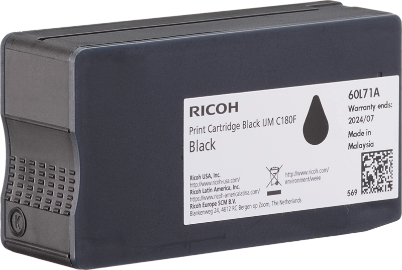 Ricoh 408517 cartuccia toner 1 pz Originale Nero
