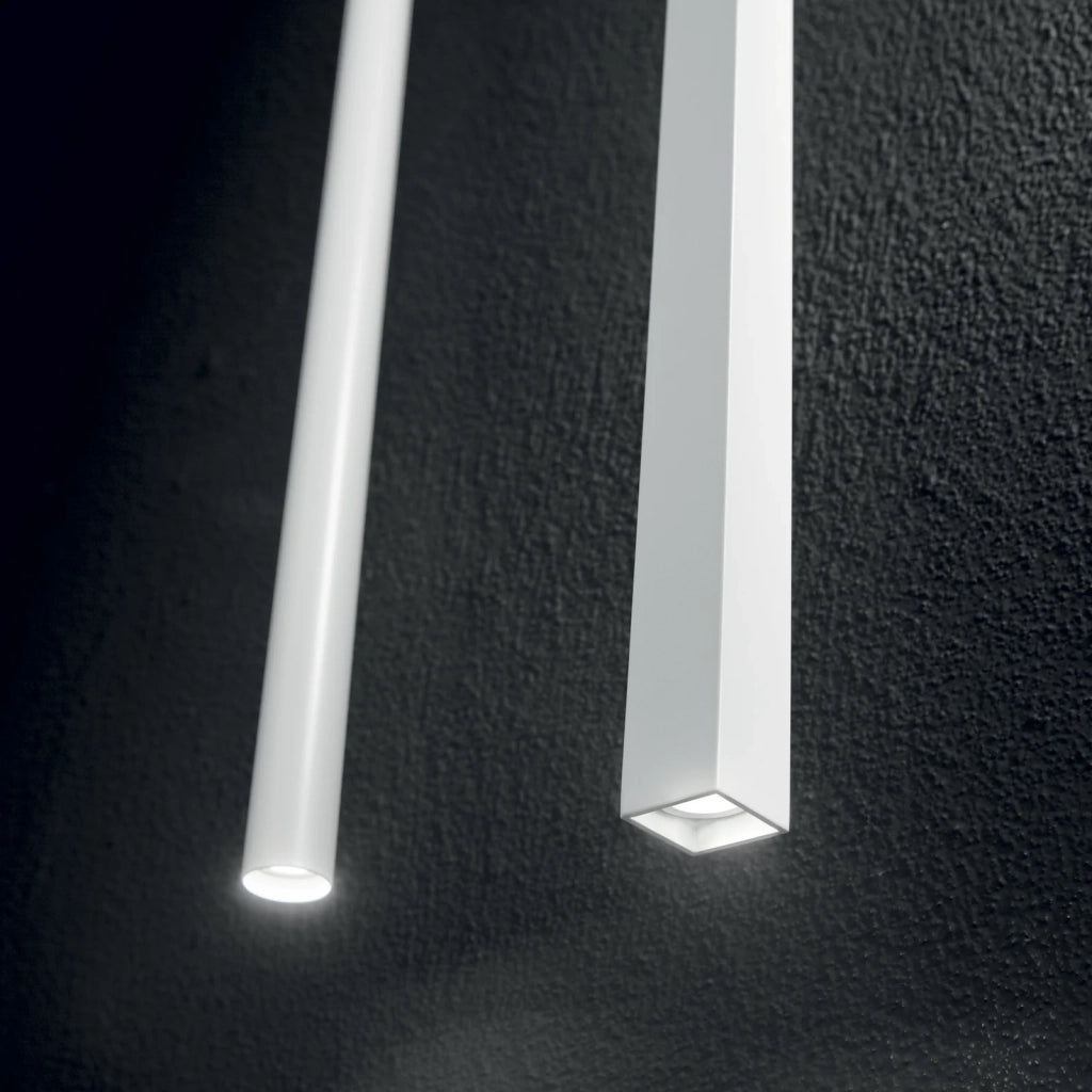 Lampada A Sospensione Look 1 Luce Led Integrato Bianca