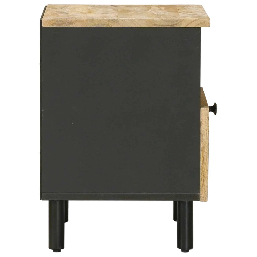 Comodino Naturale 40 x 33 x 46 cm Legno di mango massello 4018850