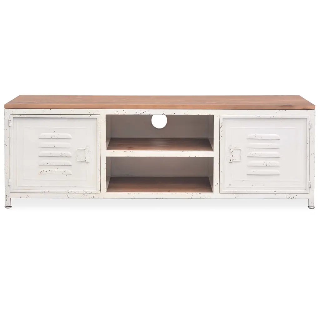 Mobile TV 120x30x40 cm Bianco 245457