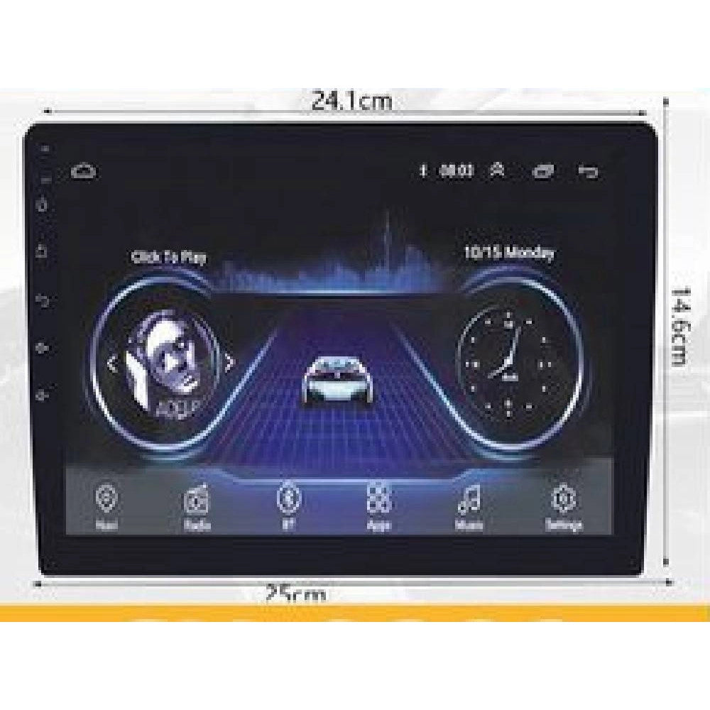 Trade Shop - Autoradio Con Monitor Schermo Touch Tft 10″ Hd Lettore Sistema Android Cx-8222 -