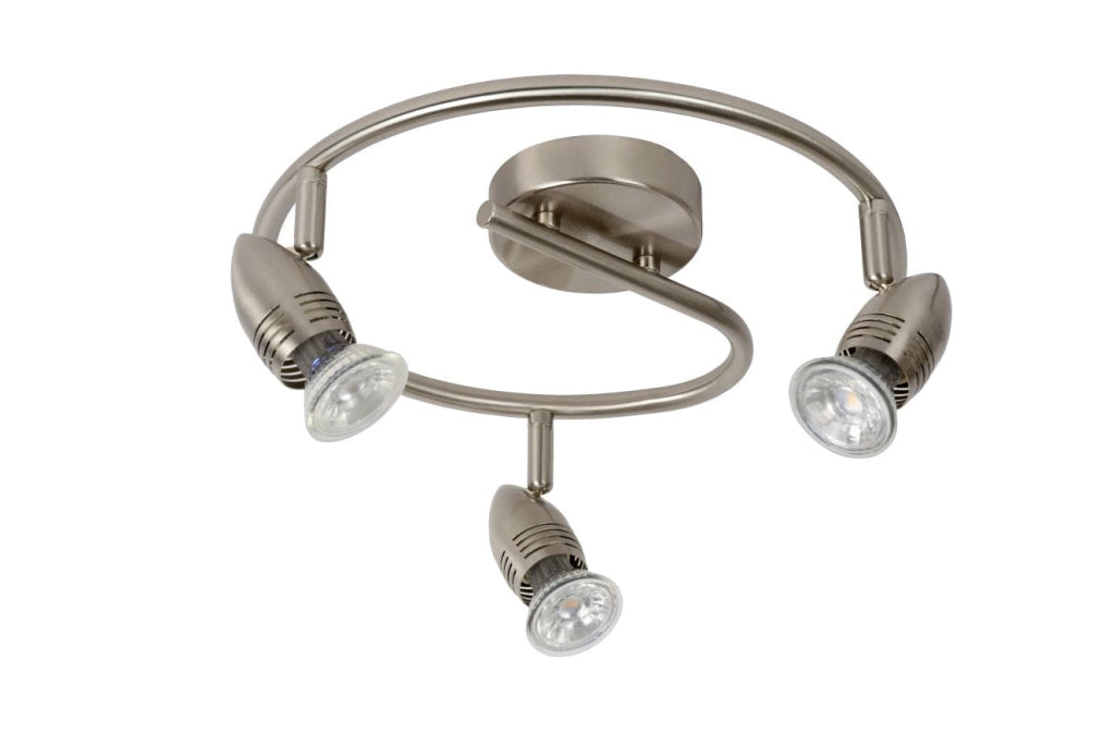 Lucide CARO plafoniera LED 3xGU10 5W 2700K cromo 31cm