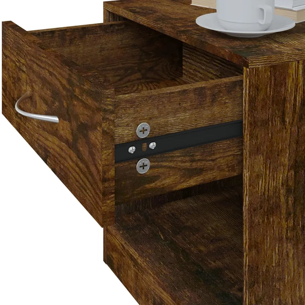 Comodini 2pz con Cassetto Rovere Fumo cod mxl 30352