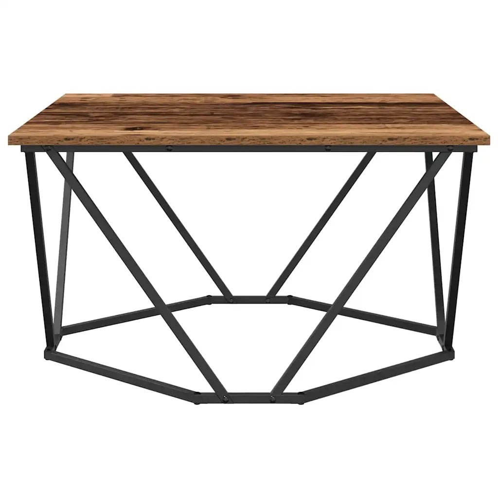 Tavolino da salotto | Tavolino da caff¨¨ | Tavolino da Soggiorno Legno vecchio 80 x 80 x 45 cm