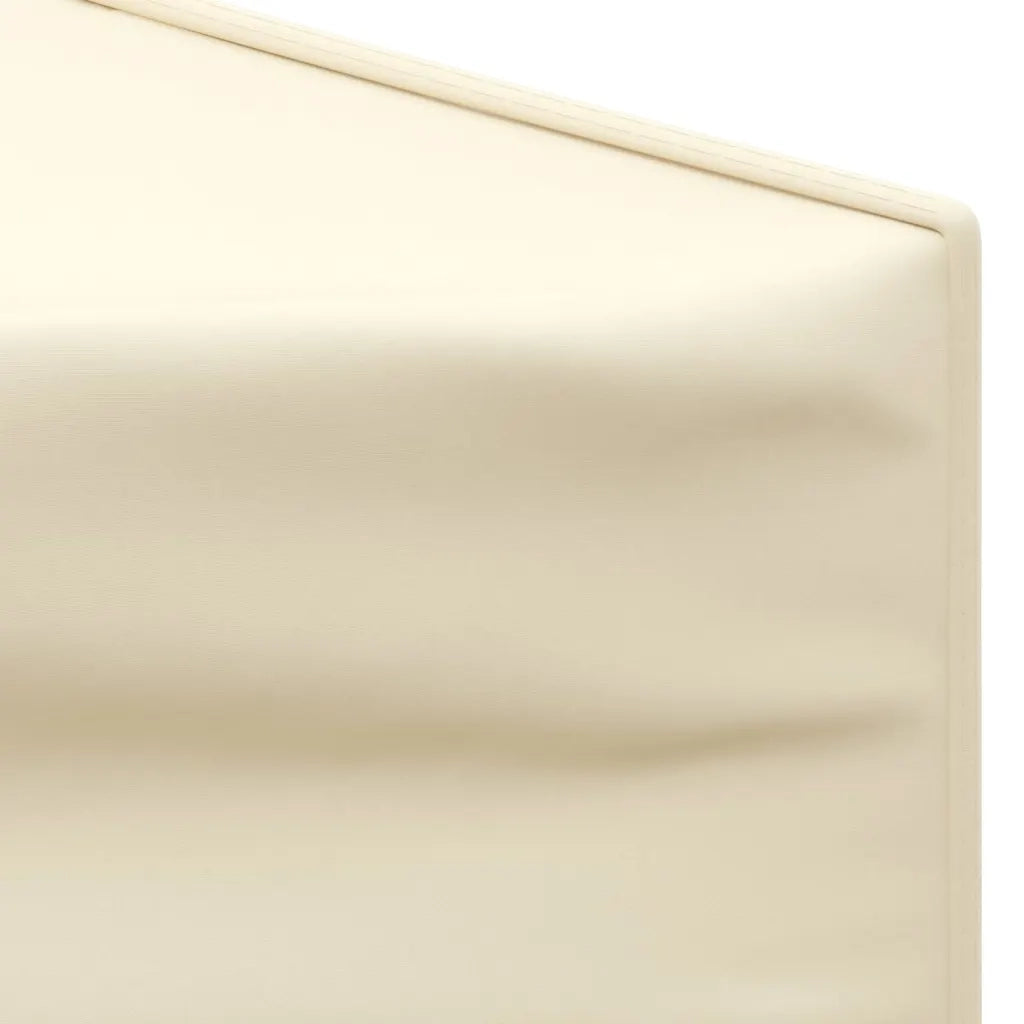 Tenda per Feste Pieghevole con Pareti Laterali Crema 3x6 m 93550