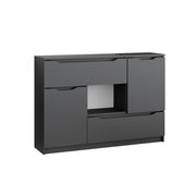 Vicco Cassettiera per camera da letto Antracite 30 x 84 cm