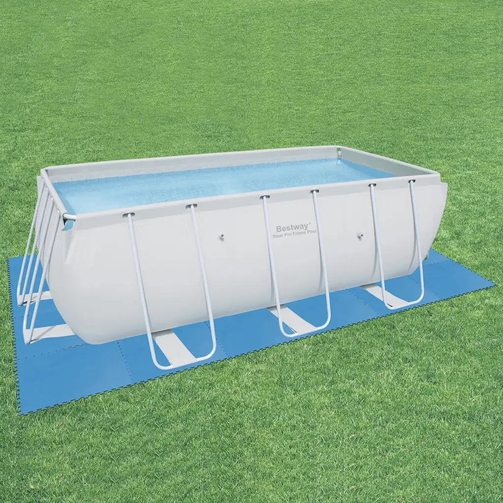 Bestway Protezioni per Pavimenti di Piscine 8 pz Blu 58220 3202411