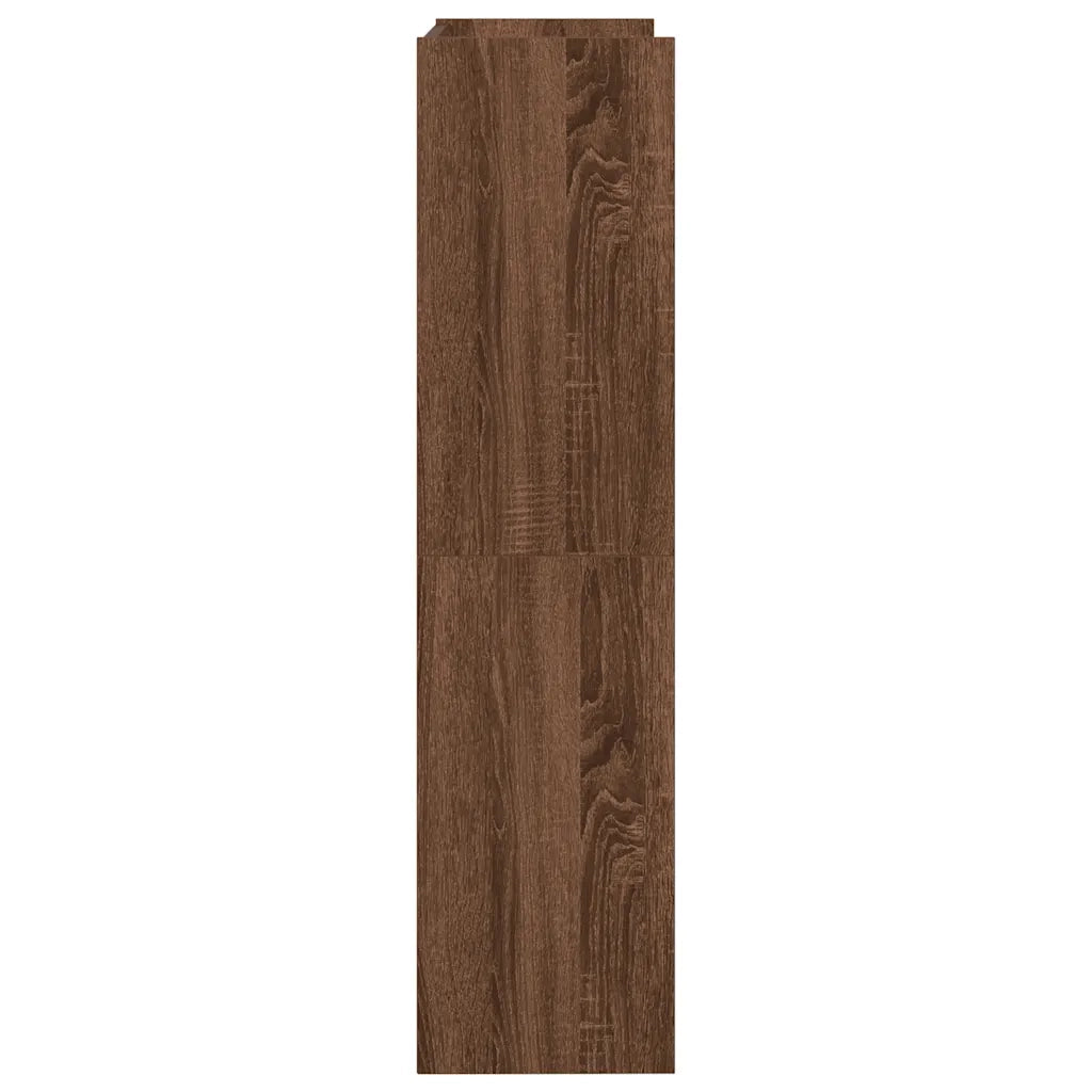 Scarpiera Rovere Marrone 60x25x100 cm in Legno Multistrato 859875