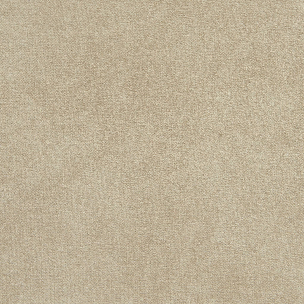 Modulo per divano modulare senza braccioli in velluto, 2 posti, beige