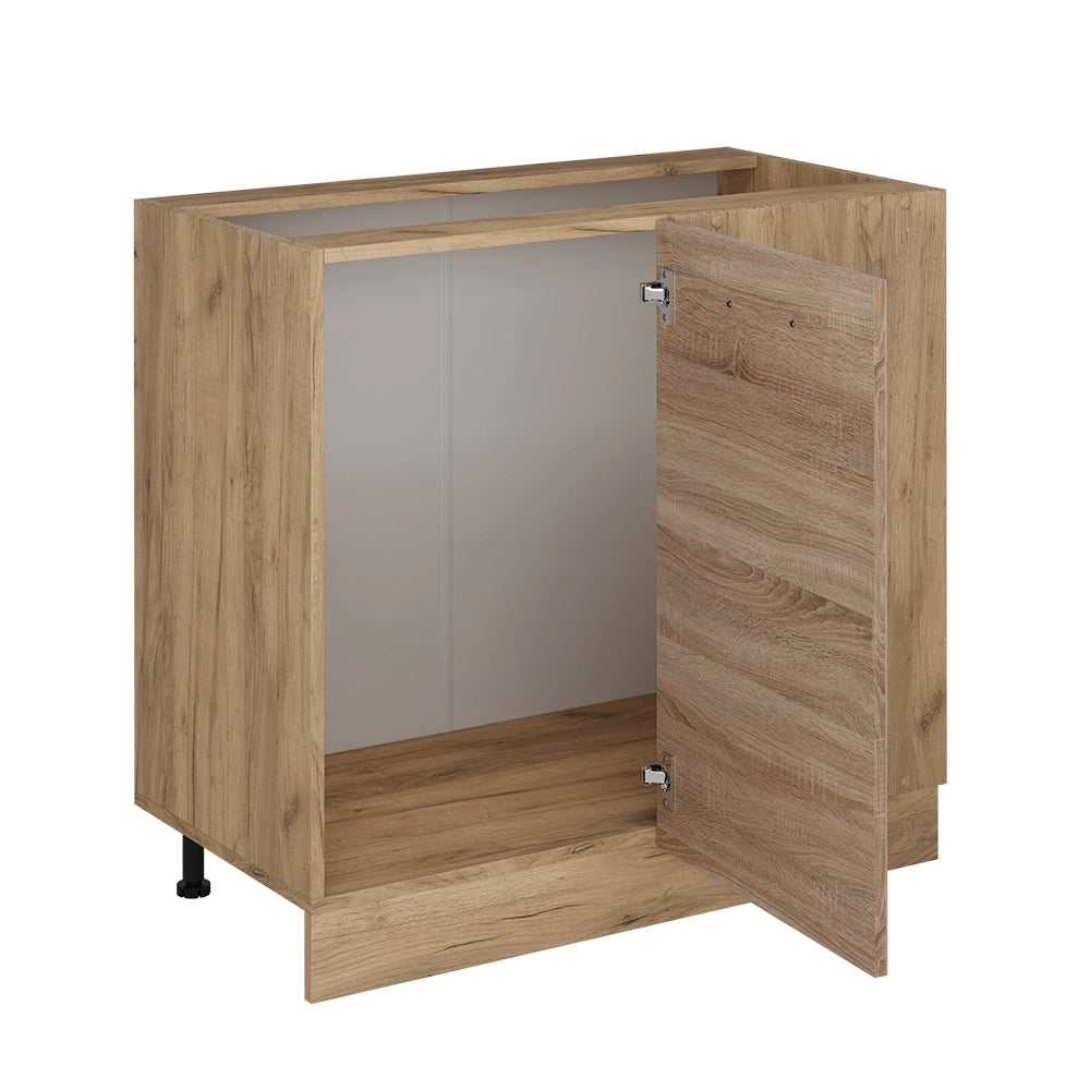Mobile ad angolo cucina R-Line Sonoma/Rovere dorato 86 cm senza piano di lavoro Vicco