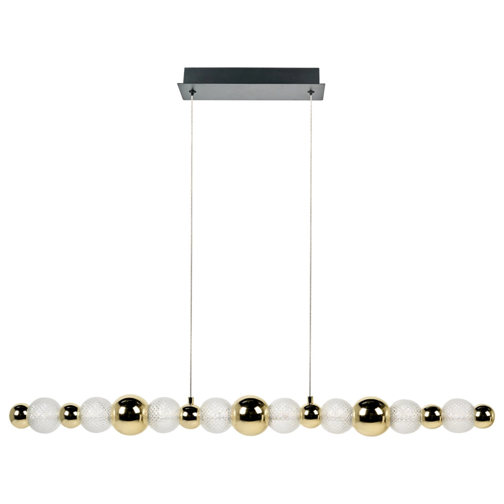Lampada da parete a LED con paralume in vetro dorato e base in metallo stile glamour luce d'atmosfera soggiorno camera da letto