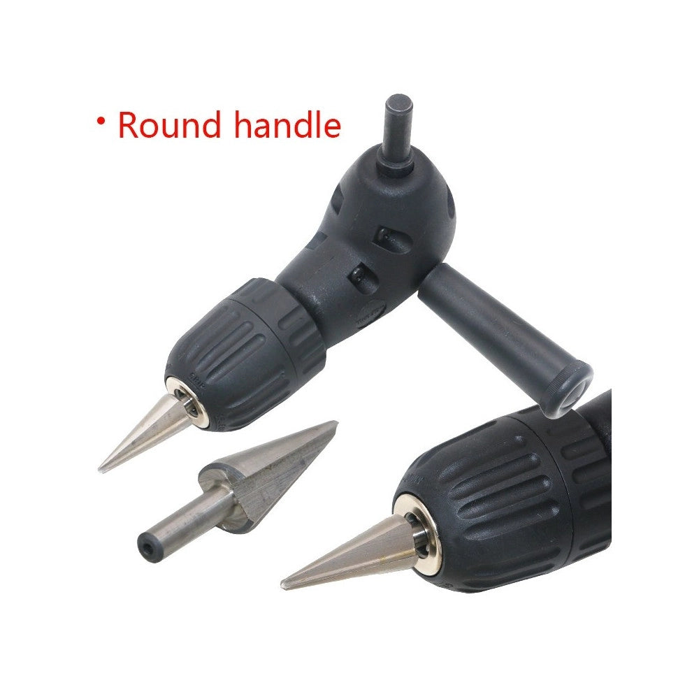 Trade Shop - Mandrino Angolare 90° Accessorio Per Trapano A Cremagliera 0,6 - 10 Mm -