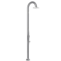 Doccia Tradizionale In Alluminio Funny Yin Top Line Con Miscelatore E Lavapiedi Colore Argento Cv-T325-Tl/1300