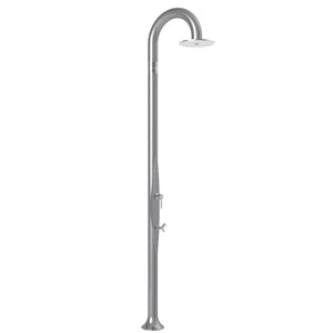 Doccia Tradizionale In Alluminio Funny Yin Top Line Con Miscelatore E Lavapiedi Colore Argento Cv-T325-Tl/1300