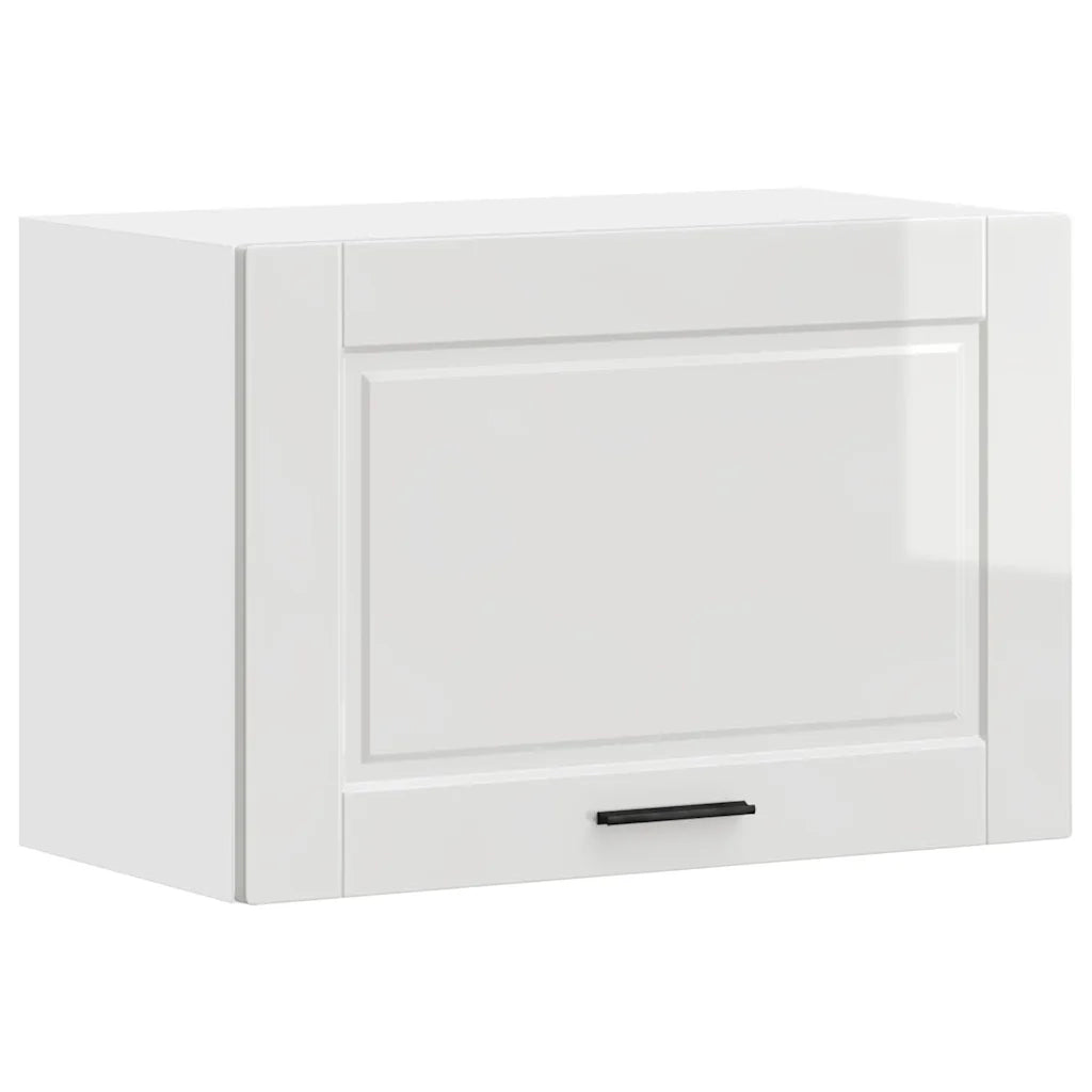 Pensile da Cucina Porto Bianco Lucido in Legno Multistrato 854079