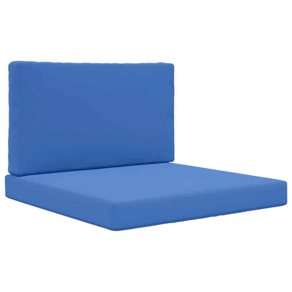 Cuscino per divano da esterno 2 pcs Blu Reale Poliestere