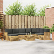 Set divani Legno di Acacia Massello 3392352