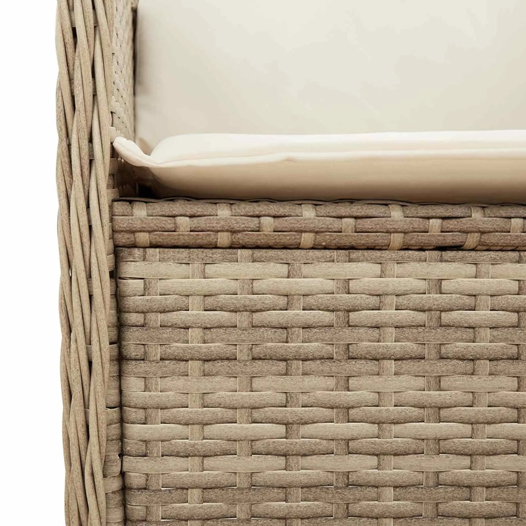Panchina da giardino Beige polyrattan 3394453