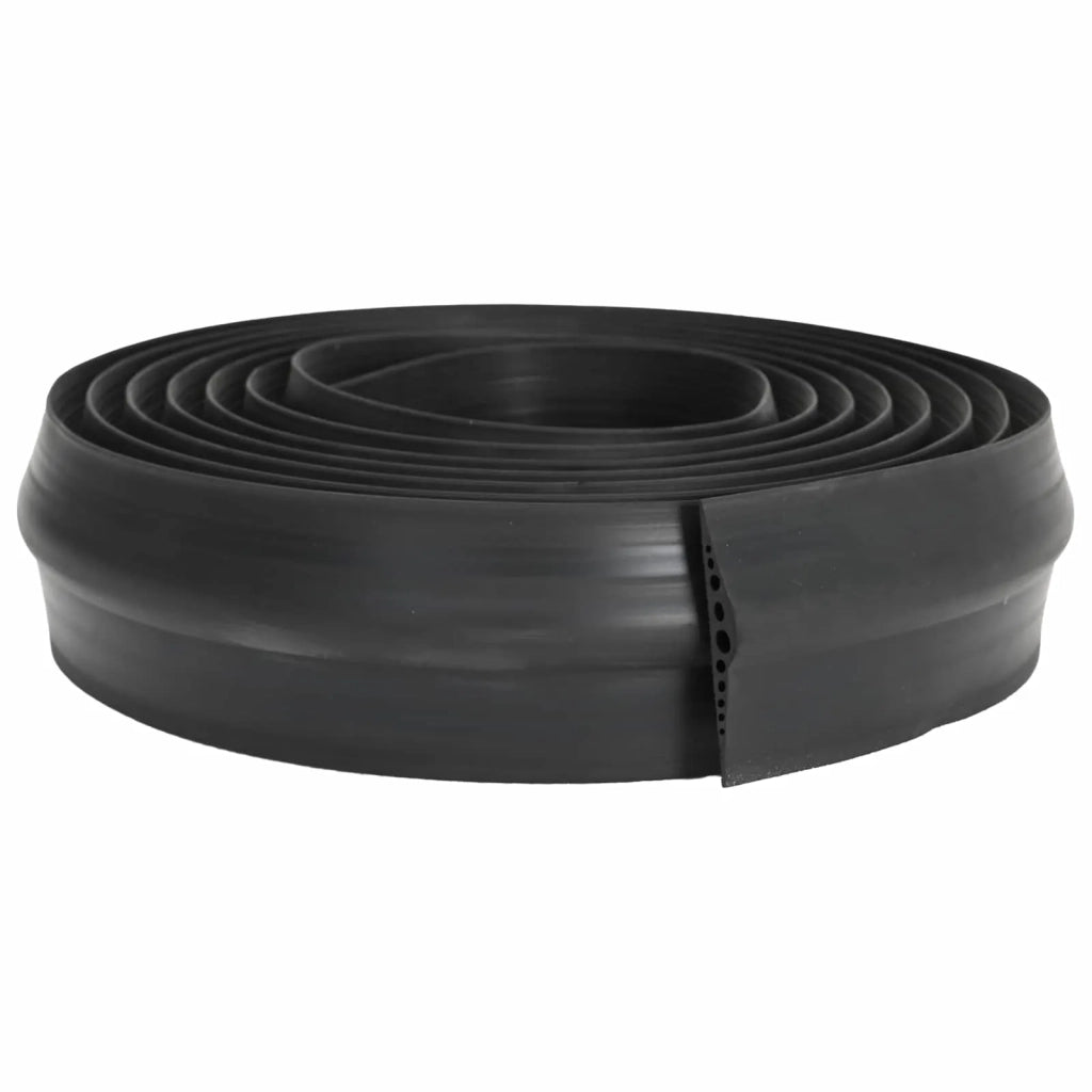 Guarnizione per pavimento del garage Nero 155 x 28 mm 5,5 m 42038241
