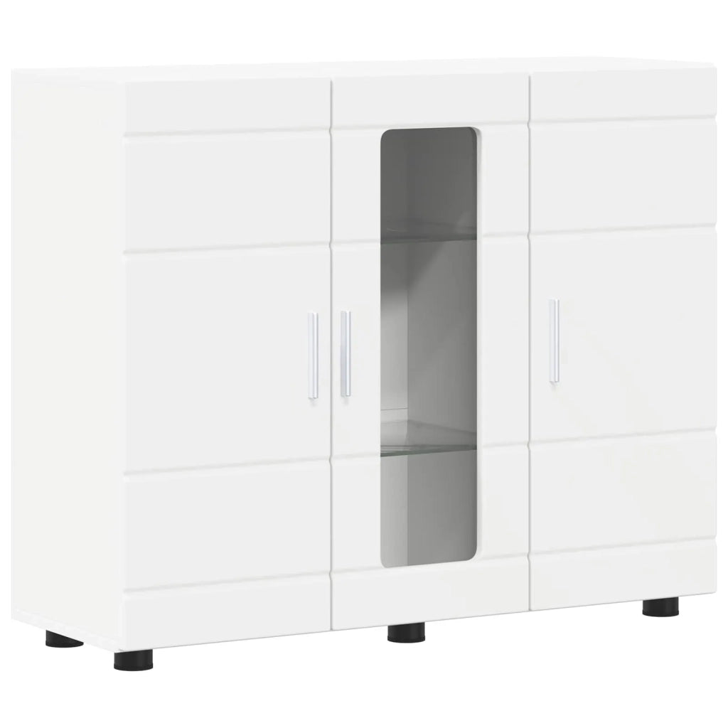 Armadio in Legno Bianco 88,5 x 30,5 x 73 cm Legno multistrato CFW6202558