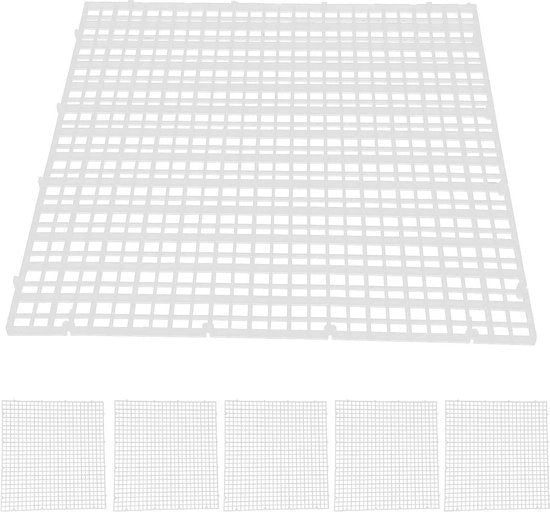 Filtro per acquario 6 pezzi - Griglia di isolamento - Distributori di fondo - Disegno flessibile - Installazione semplice - Reti multifunzionali - Distributore per acquario