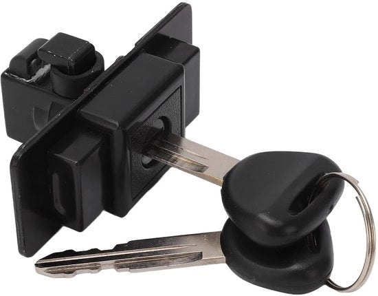 Cassetto per guanti - Sostituzione cassetto - Adatto per Mitsubishi Montero 1992-2000 - Inclusi 2 chiavi - Resistenti allo shock - Lega metallica di alta qualità