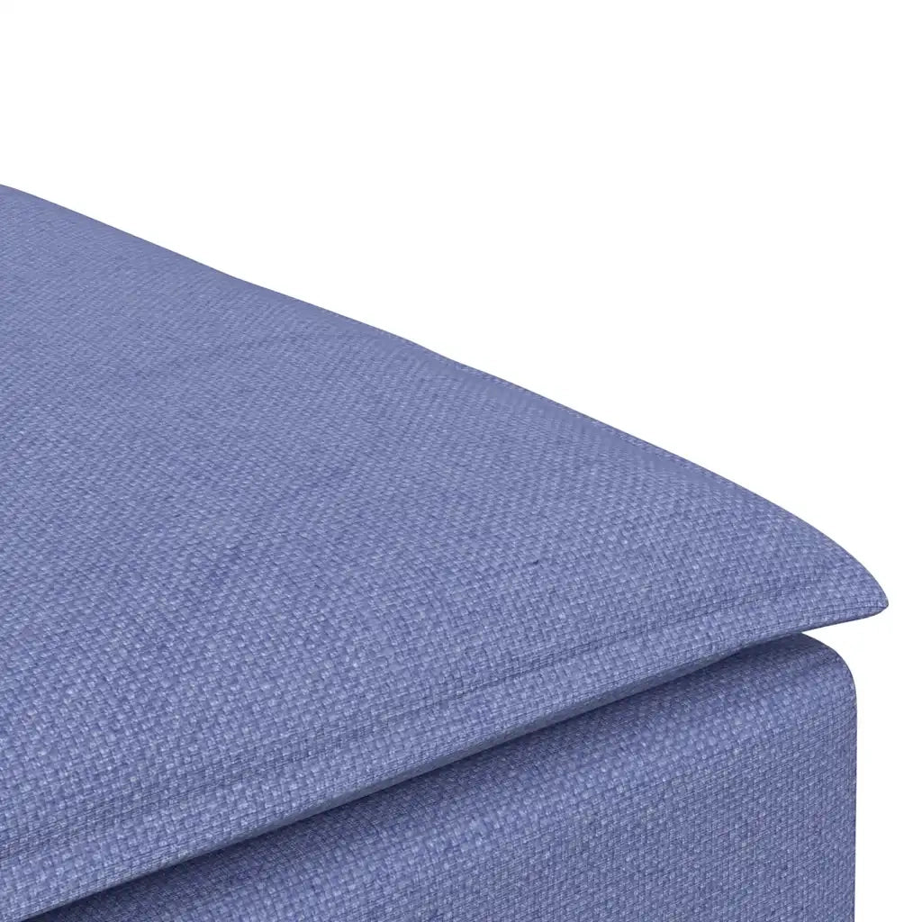 Divano Modulare Poggiapiedi Modulo Jeans Blu 100x100x48 cm