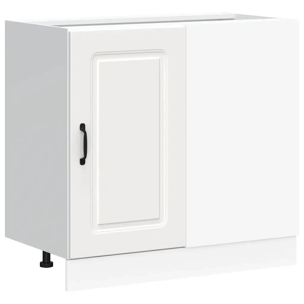 Base da Cucina-Mobile da cucina Kalmar Bianco in Legno Multistrato 680905