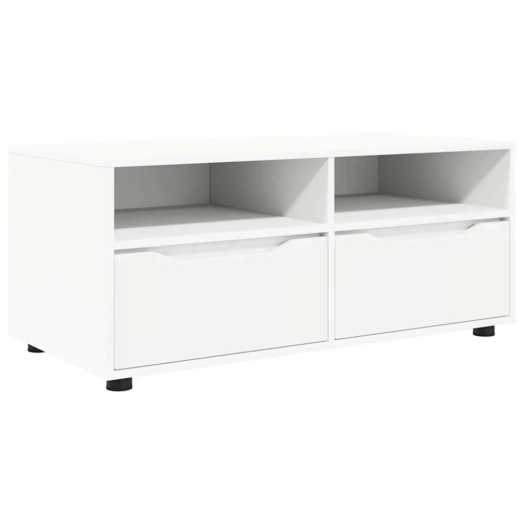 Mobile TV Bianco 100 x 48 x 43 cm Legno multistrato 888927