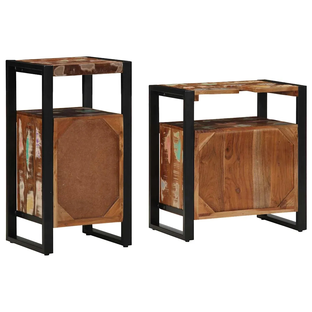 Set di mobili per il bagno 2 pcs Legno massello riciclato 3305603