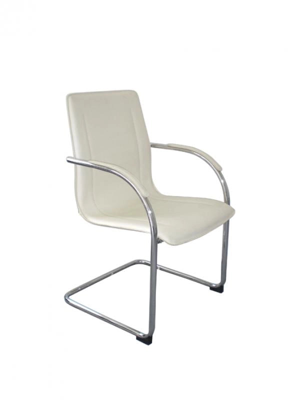 Sedia Melina in similpelle crema