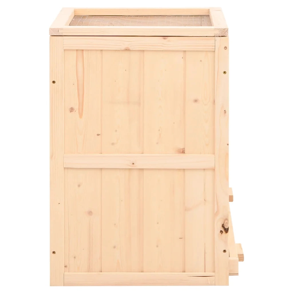 Gabbia per Criceti 81x40x60 cm in Legno Massello di Abete 172384