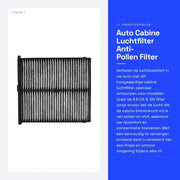 Filtro dell'aria per cabina dell'auto - Anti-polvere - Miglioramento della qualità dell'aria - Dimensioni 10x10x10 cm - Pezzo di ricambio - Adatto per Mazda 3 6 CX-5 -...