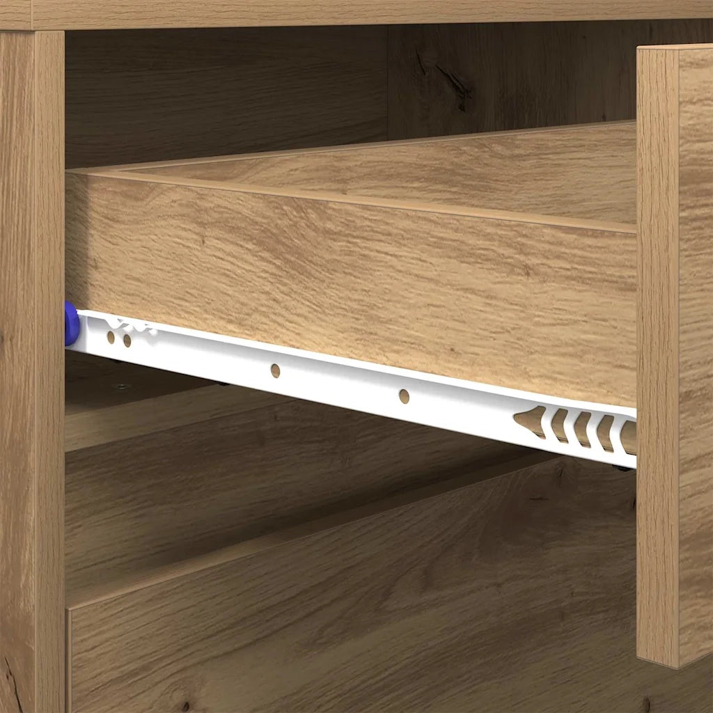 vidaXL Mobile TV Marrone 181 x 34 x 50 cm Legno multistrato