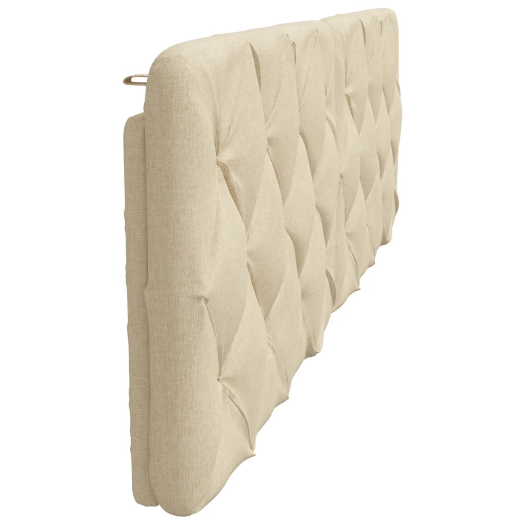 Cuscino Testiera-Cuscino per Testiera Crema 180 cm in Tessuto
