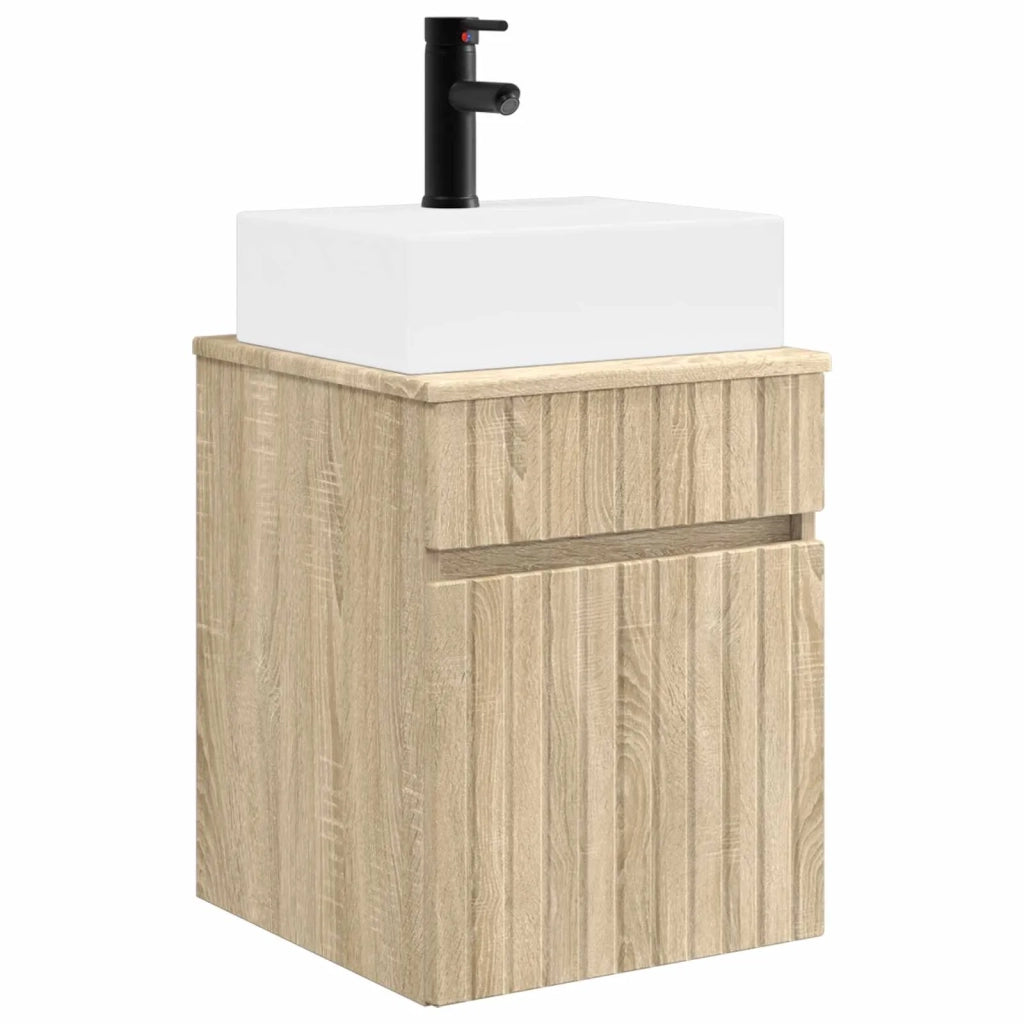 Mobile Lavabo da Parete Rovere Sonoma 39 x 41 x 62,5 cm 890574