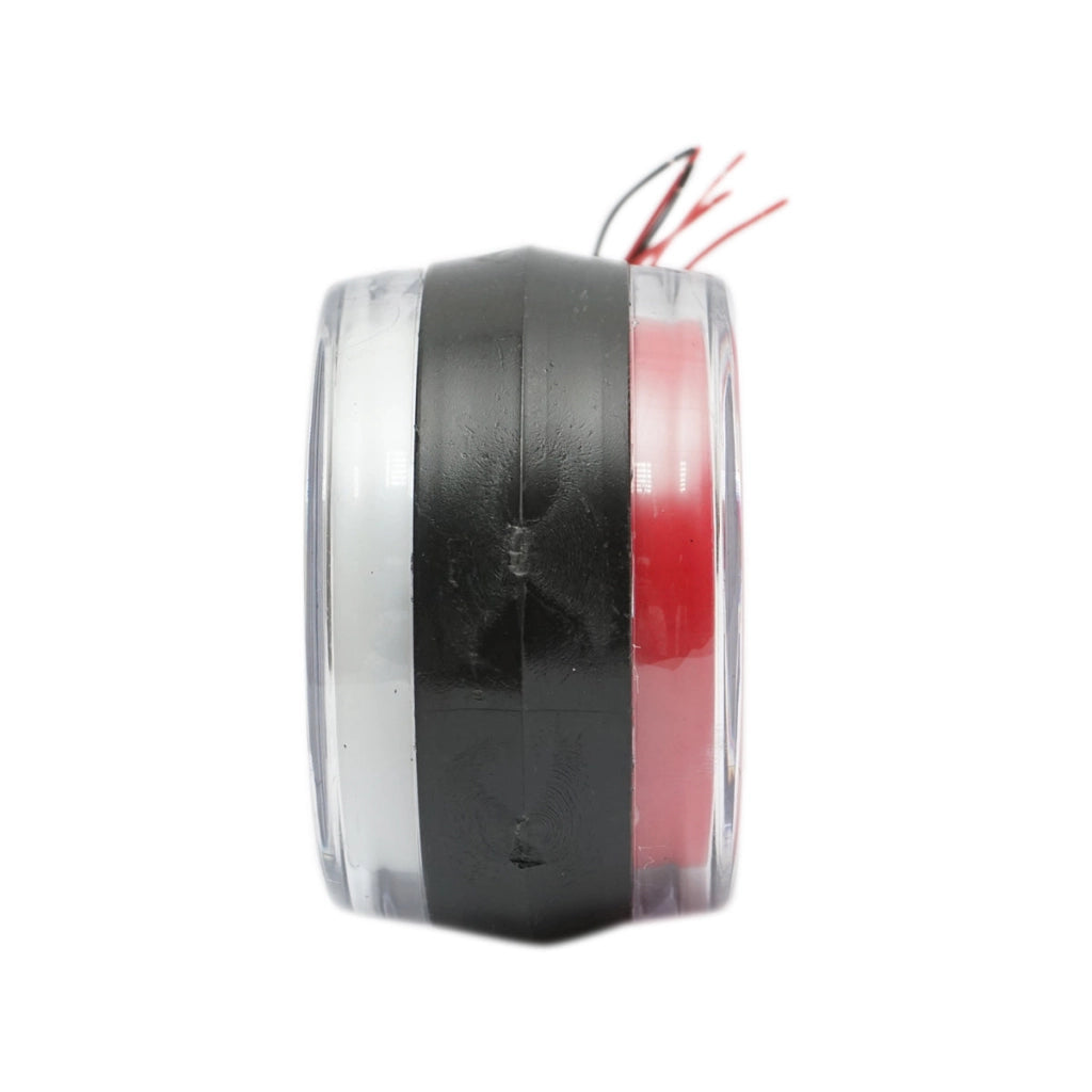 Lampada laterale  con LED, 12-24V, rosso-bianco, Breckner Germany, modello FR0332RW.