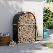 Portaceppi Marrone 80x45x120 cm in Acciaio Zincatocod mxl 109000