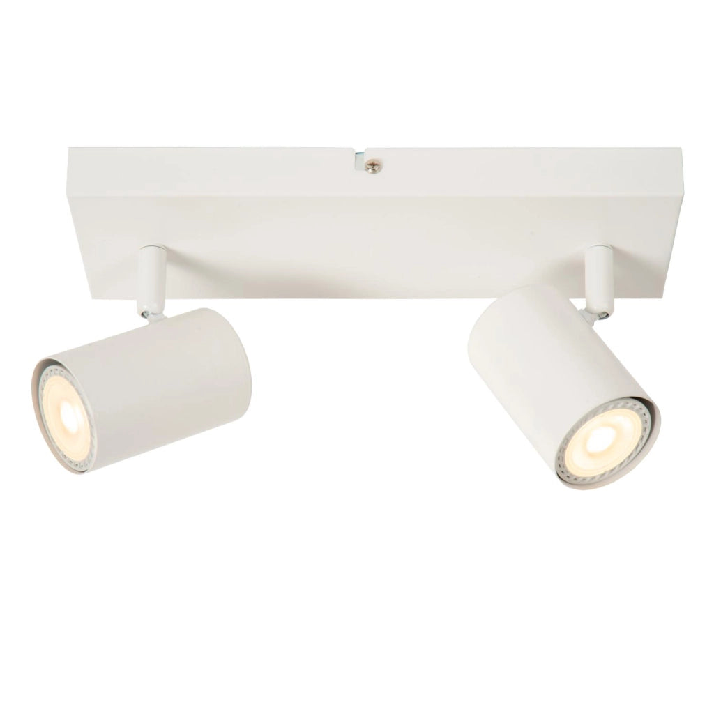 Faretto da soffitto AMIGO 2xGU10 bianco metallo Lucide