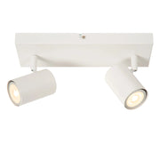 Faretto da soffitto AMIGO 2xGU10 bianco metallo Lucide