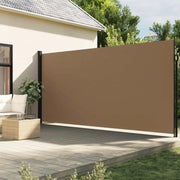 Tenda da Sole Laterale Retrattile Tortora 220x500 cm 4004484