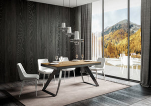 Tavolo Allungabile 180-284x90x77 cm Proxy Evolution Quercia Naturale