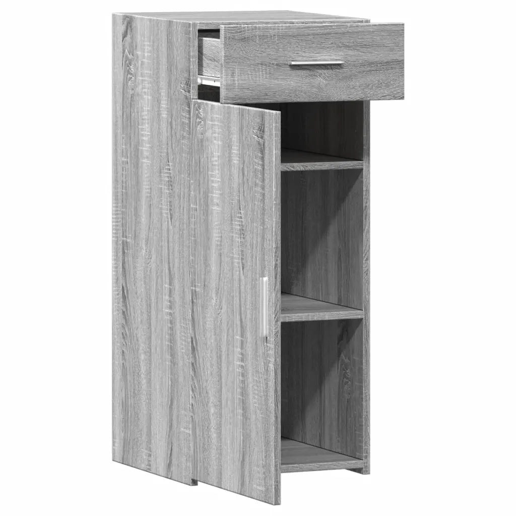 vidaXL Credenza Grigio Sonoma 40x42,5x93 cm in Legno Multistrato