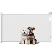 Barriera retrattile per cani ¨C zephmum ¨C bianco 149 cm