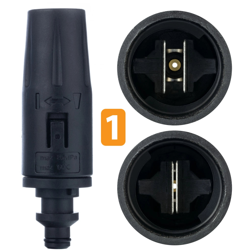 Lancia Vario per Idropulitrice compatibile con Kärcher K2–K7 – Ugello Regolabile | Max 160 Bar, 9 l/min, 60°C
