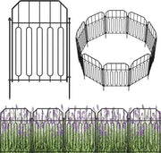 Decorazione Temporanea di Barriera in Metallo per Giardino, 25 pezzi - Esterno Per Erba Terrazza - 31 cm x 41 cm