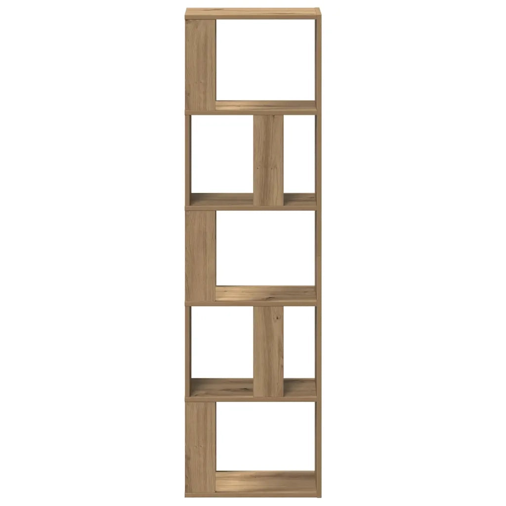 vidaXL Libreria Rovere Artigianale 45x24x159 cm Legno Multistrato