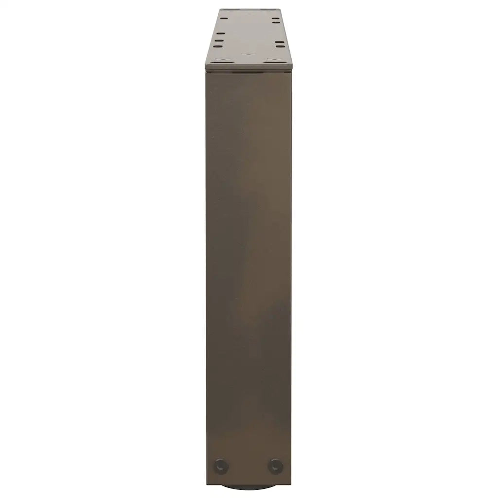 Gambe per Tavolino da Caff¨¨ a Forma di V 2 pz-Set di 2 Gamba per Tavolo Acciaio Naturale 50x(30-31,3) cm Acciaio 962377