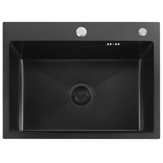 Lavello In Acciaio Liam Black senza rubinetto da cucina