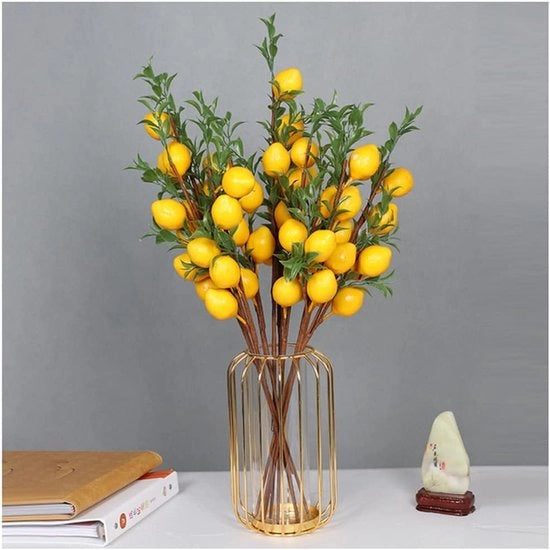 Decorazioni per Tende - 6 pezzi - Giallo - Per Casa e Feste
